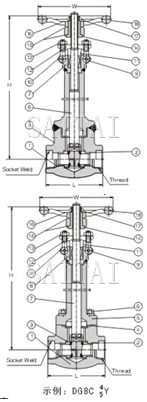 Materials of Forged Cryogenic Gate Valves