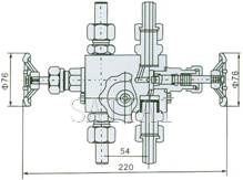 Structure of QFF3 3-Valve Manifold pic 2 