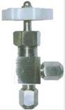 QJ-1B角式气动管路截止阀产品简图1